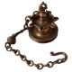 South indian Brass Hanging Oil Lamp With Chain
